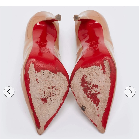 Christian Louboutin Beige Pigalle Pumps Heels 38.5 - Picture 7 of 11